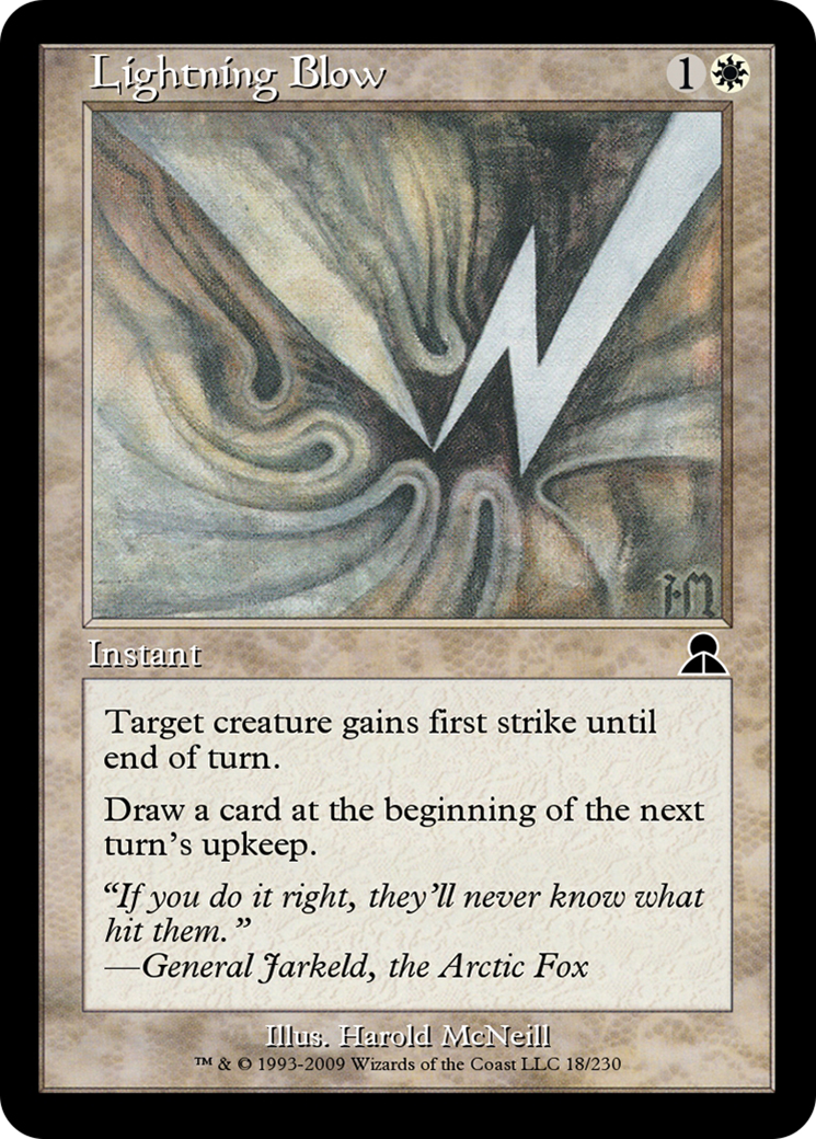 Image of Lightning Blow (ME3-018) - Masters Edition III