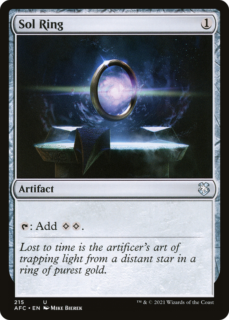 Image of Sol Ring (AFC-215) - Forgotten Realms Commander