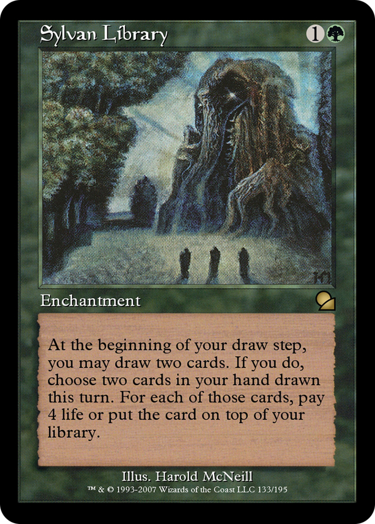 Image of Sylvan Library (ME1-133) - Masters Edition Foil