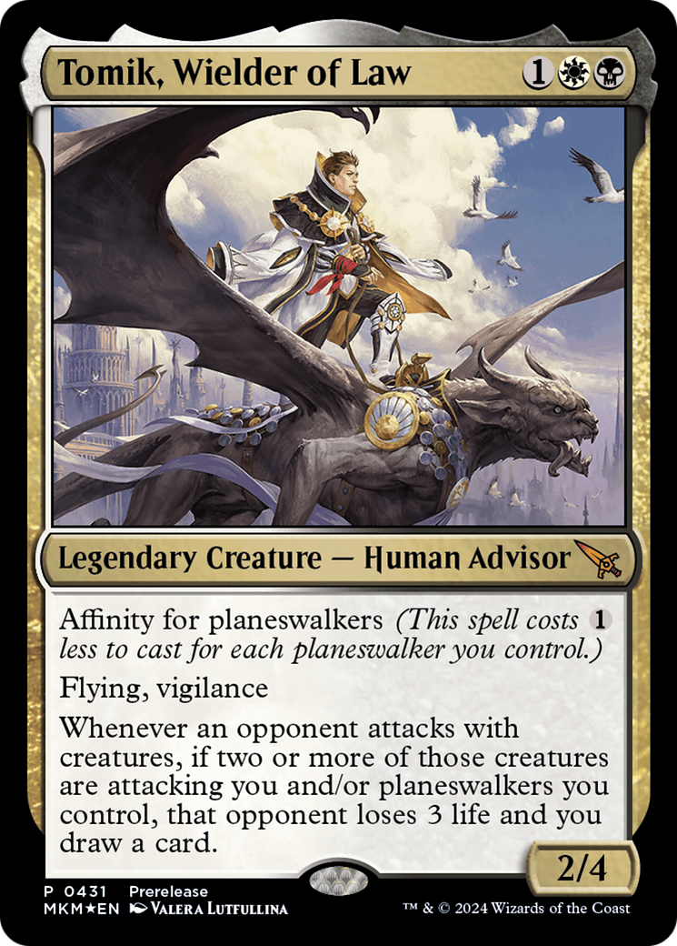Image of Tomik, Wielder of Law (PRE-431) - Murders at Karlov Manor Foil