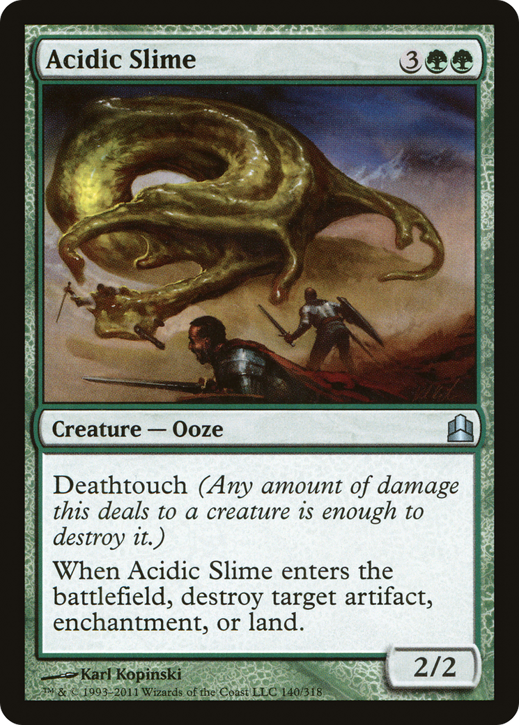 Image of Acidic Slime (CMD-140) - Commander 2011