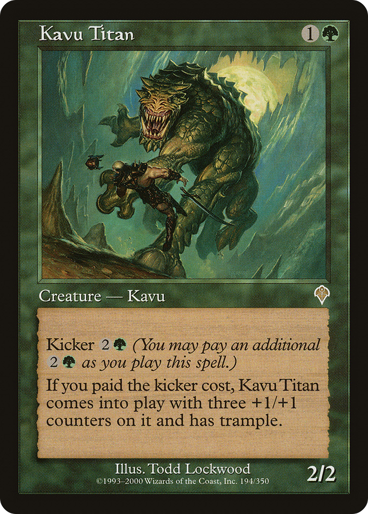 Image of Kavu Titan (INV-194) - Invasion Foil