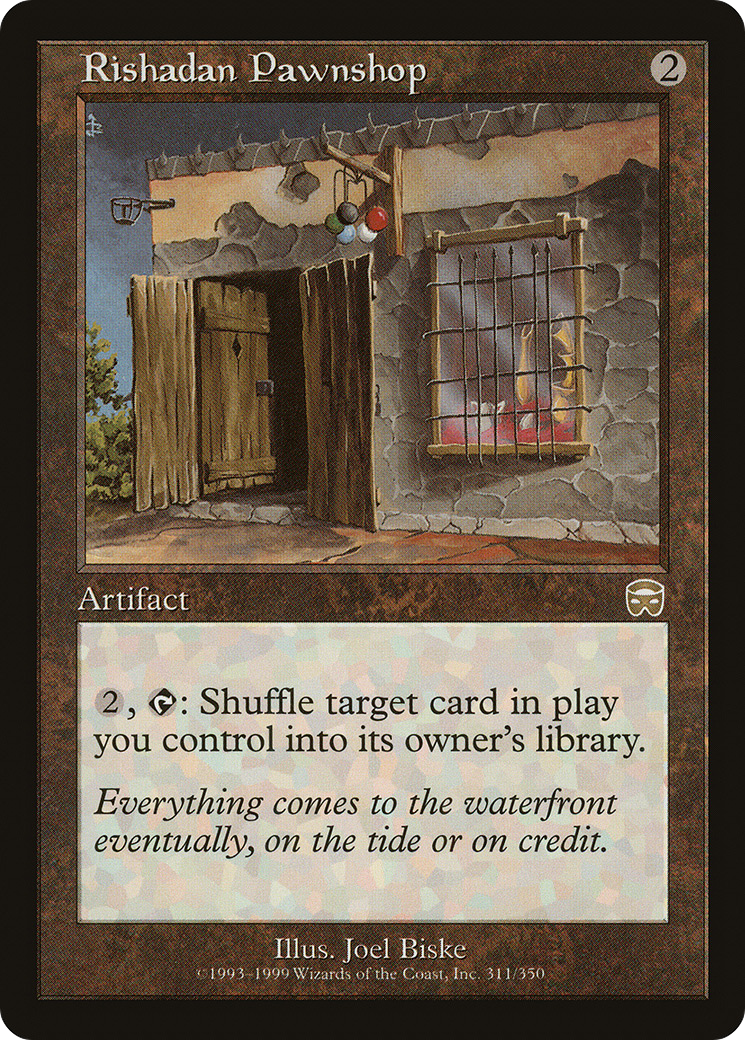 Image of Rishadan Pawnshop (MMQ-311) - Mercadian Masques Foil