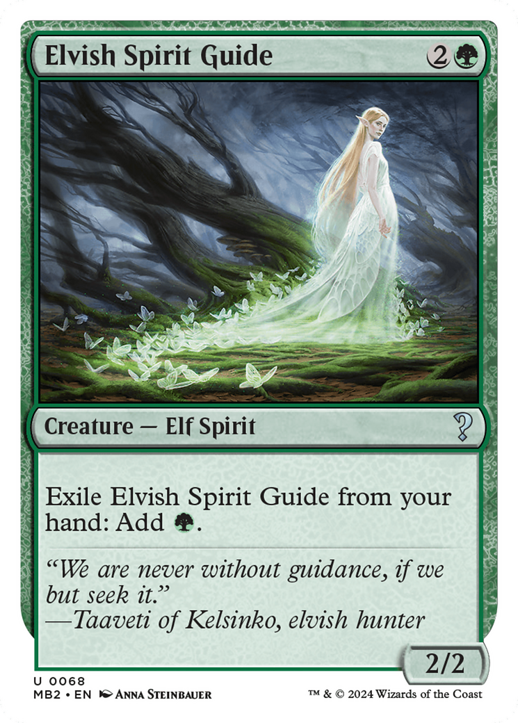 Image of Elvish Spirit Guide (White Border) (MB2-068) - Mystery Booster 2
