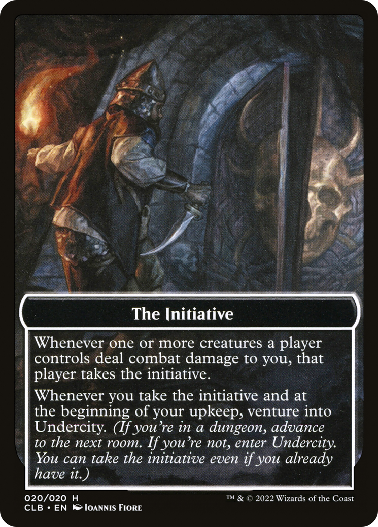 Image of Undercity // The Initiative (TCLB-020) - Battle for Baldur's Gate Tokens Foil