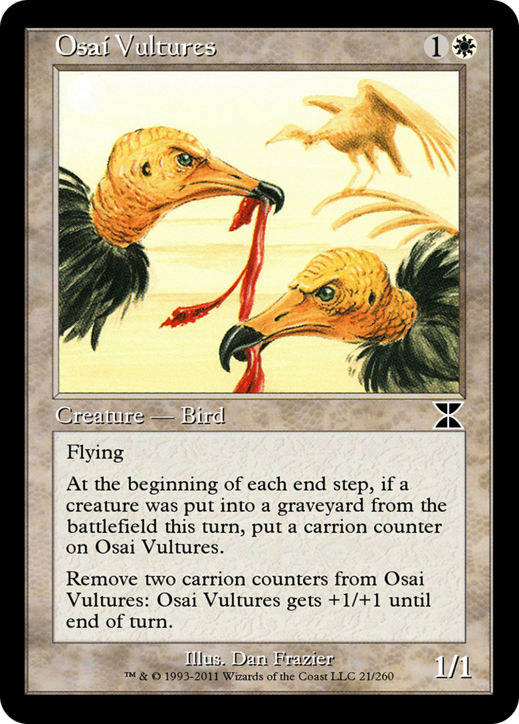 Image of Osai Vultures (ME4-021) - Masters Edition IV Foil