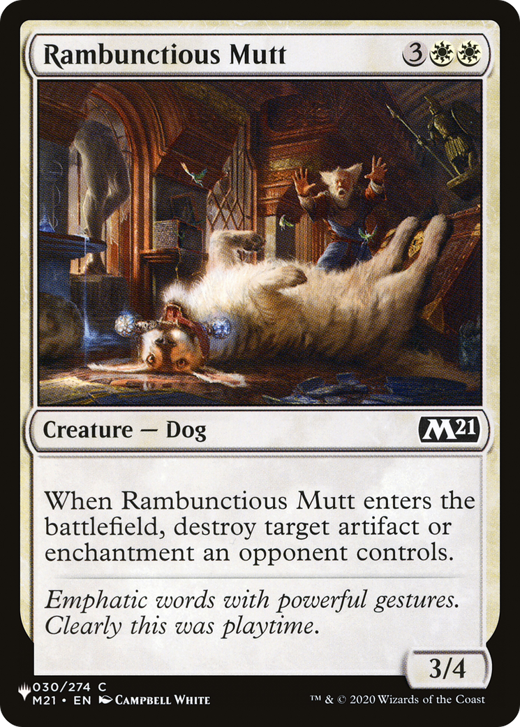 Image of Rambunctious Mutt (LIST-M21-30) - The List