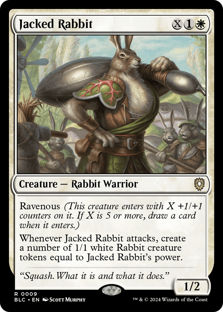 Image of Jacked Rabbit (BLC-009) - Bloomburrow Commander