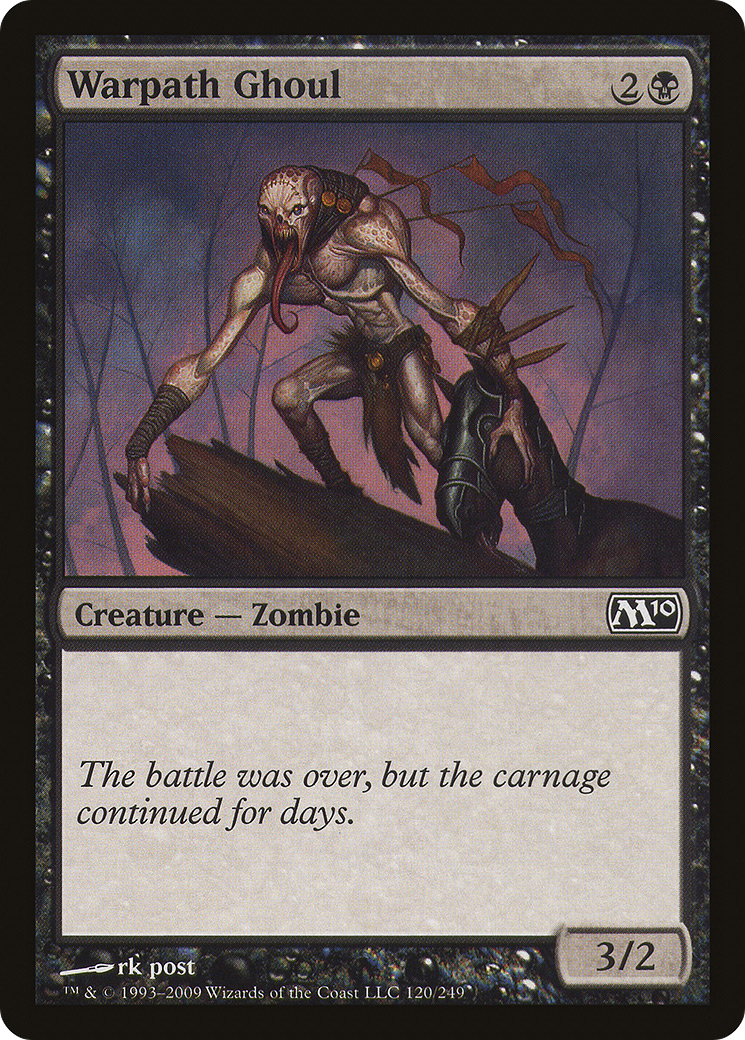 Image of Warpath Ghoul (M10-120) - Magic 2010 Foil