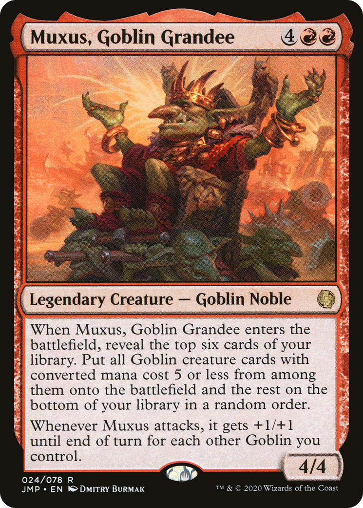 Image of Muxus, Goblin Grandee (JMP-024) - Jumpstart