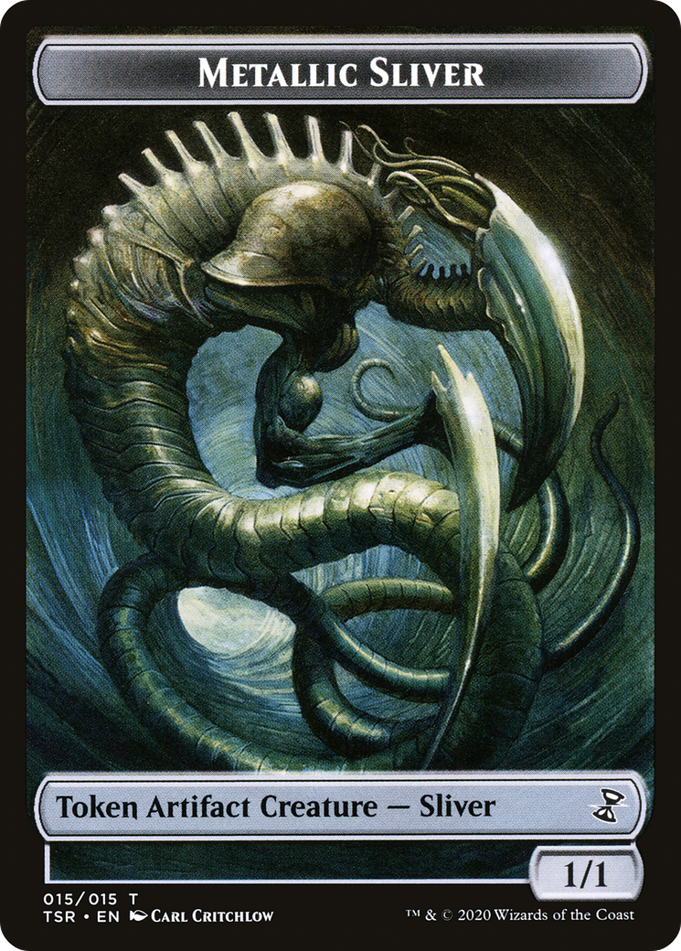 Image of Metallic Sliver (TTSR-015) - Time Spiral Remastered Tokens