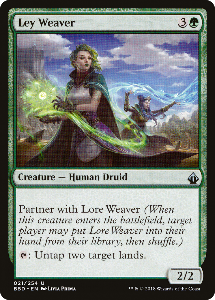 Image of Ley Weaver (BBD-021) - Battlebond Foil