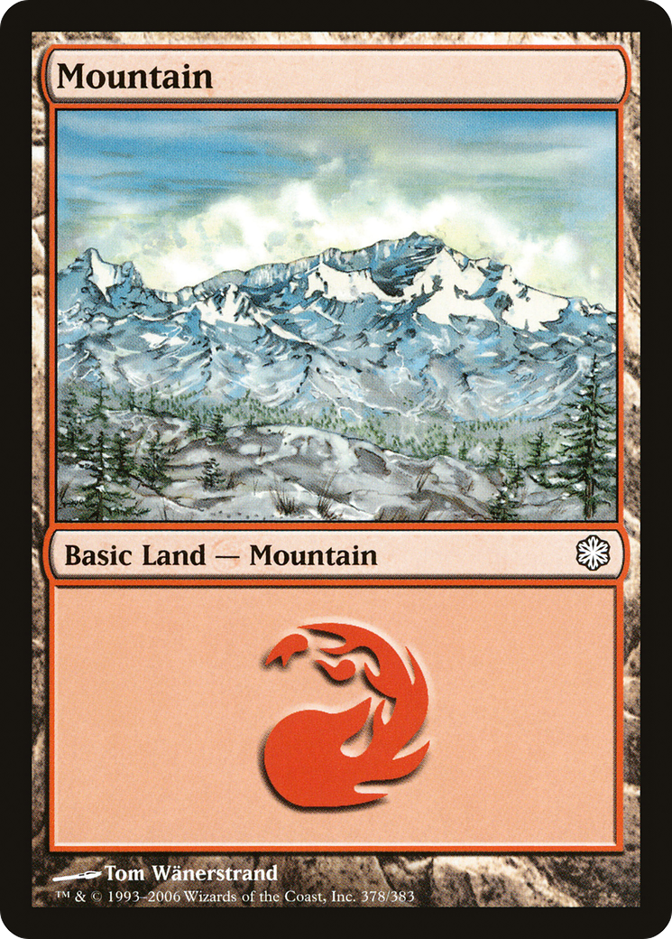 Image of Mountain (378) (CTD-378) - Coldsnap Theme Decks