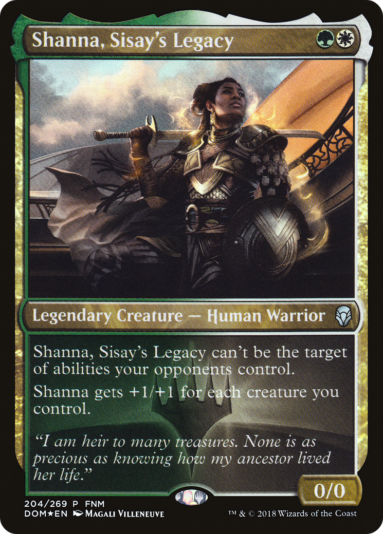 Image of Shanna, Sisay's Legacy (FNM-204) - Dominaria Promos Foil