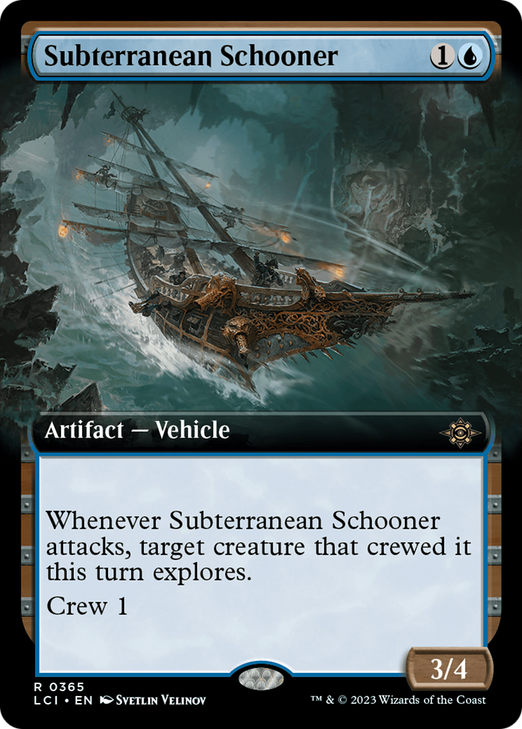 Image of Subterranean Schooner (Extended Art) (LCI-365) - The Lost Caverns of Ixalan: (Extended Art) Foil