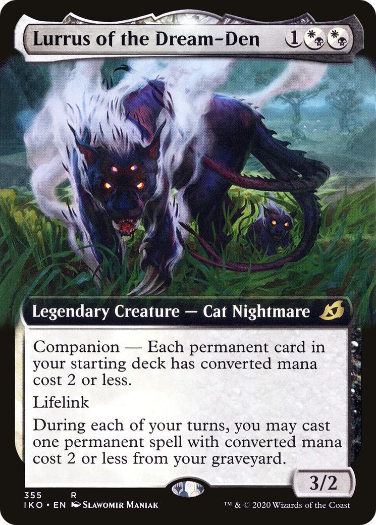 Image of Lurrus of the Dream-Den (Extended Art) (IKO-355) - Ikoria: Lair of Behemoths: (companion, Extended Art)