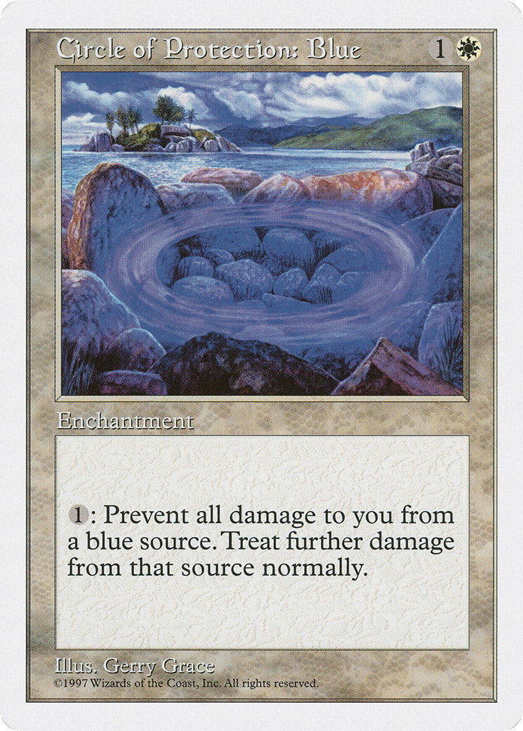 Image of Circle of Protection: Blue (5ED-) - Fifth Edition