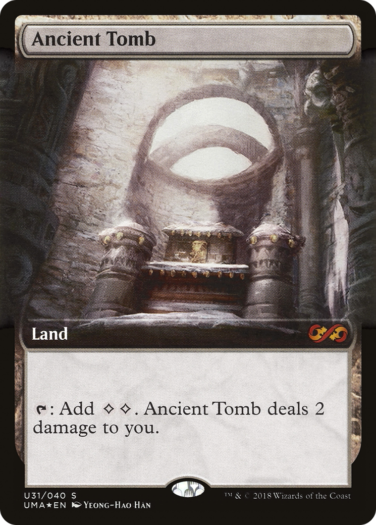 Image of Ancient Tomb (UMA:BT-U31) - Ultimate Box Topper: (Extended Art) Foil