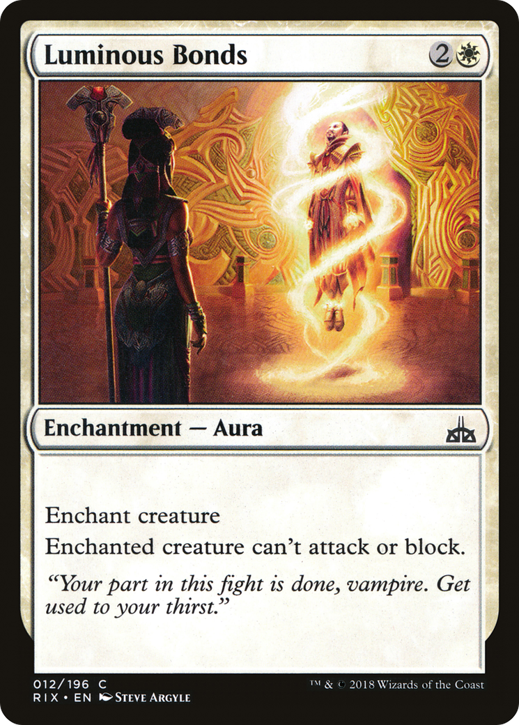 Image of Luminous Bonds (RIX-012) - Rivals of Ixalan