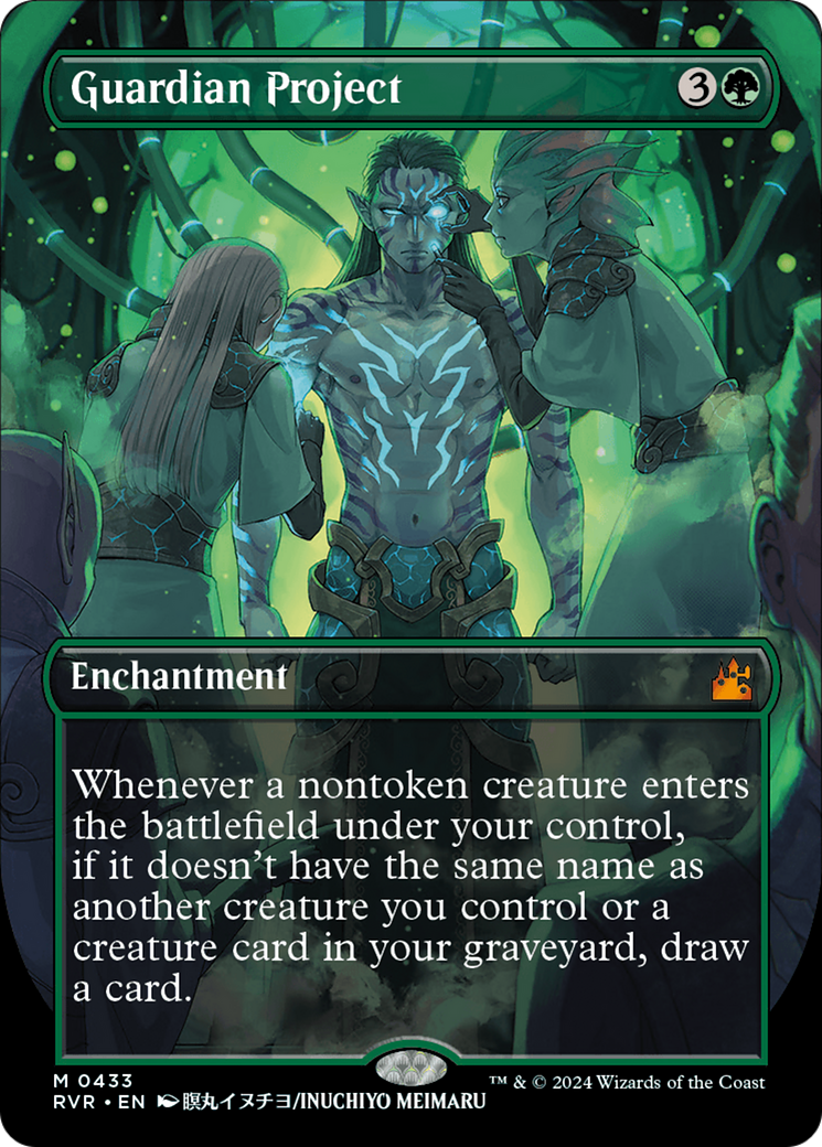 Image of Guardian Project (Anime Borderless) (RVR-433) - Ravnica Remastered (Borderless) Foil