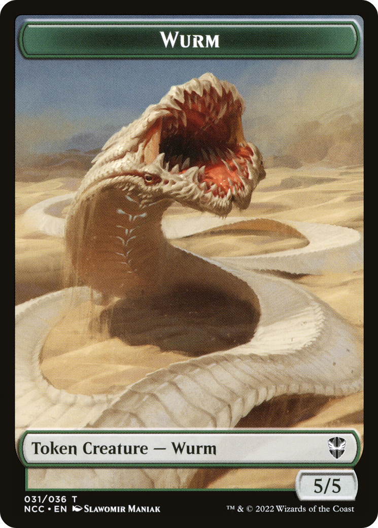 Image of Wurm (TNCC-031) - New Capenna Commander Tokens