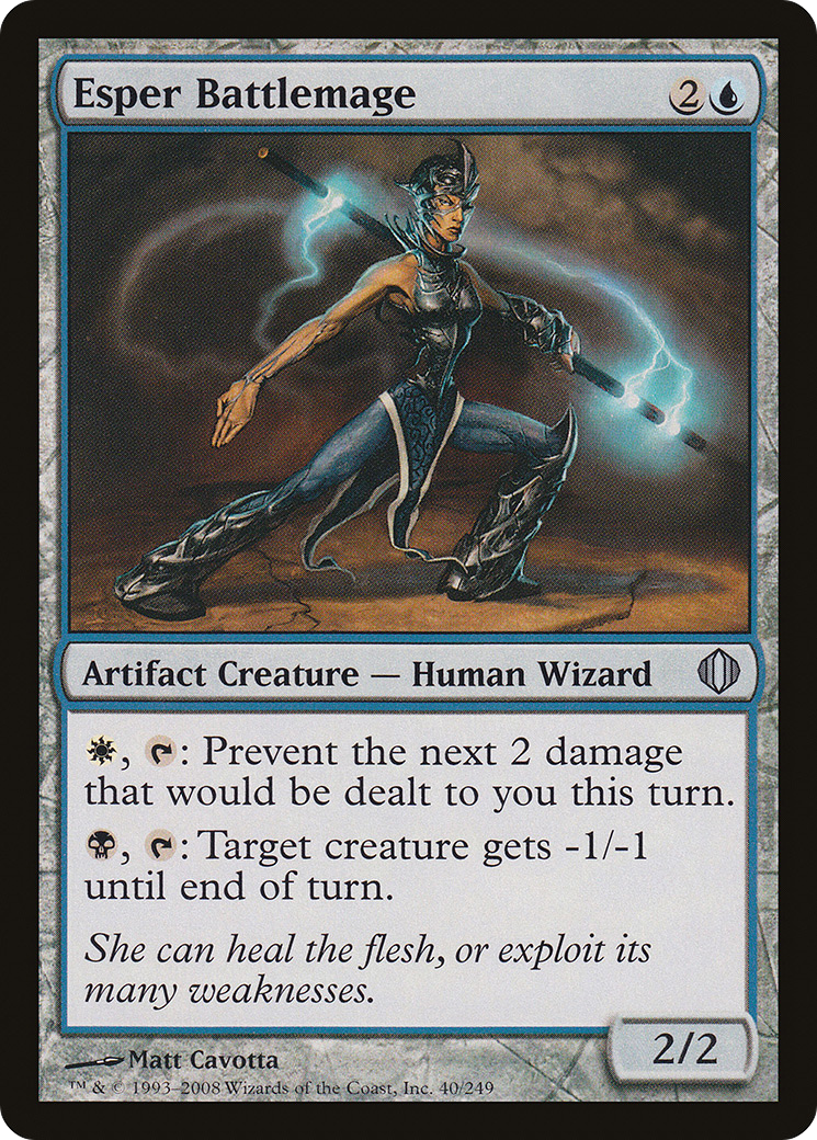 Image of Esper Battlemage (ALA-040) - Shards of Alara