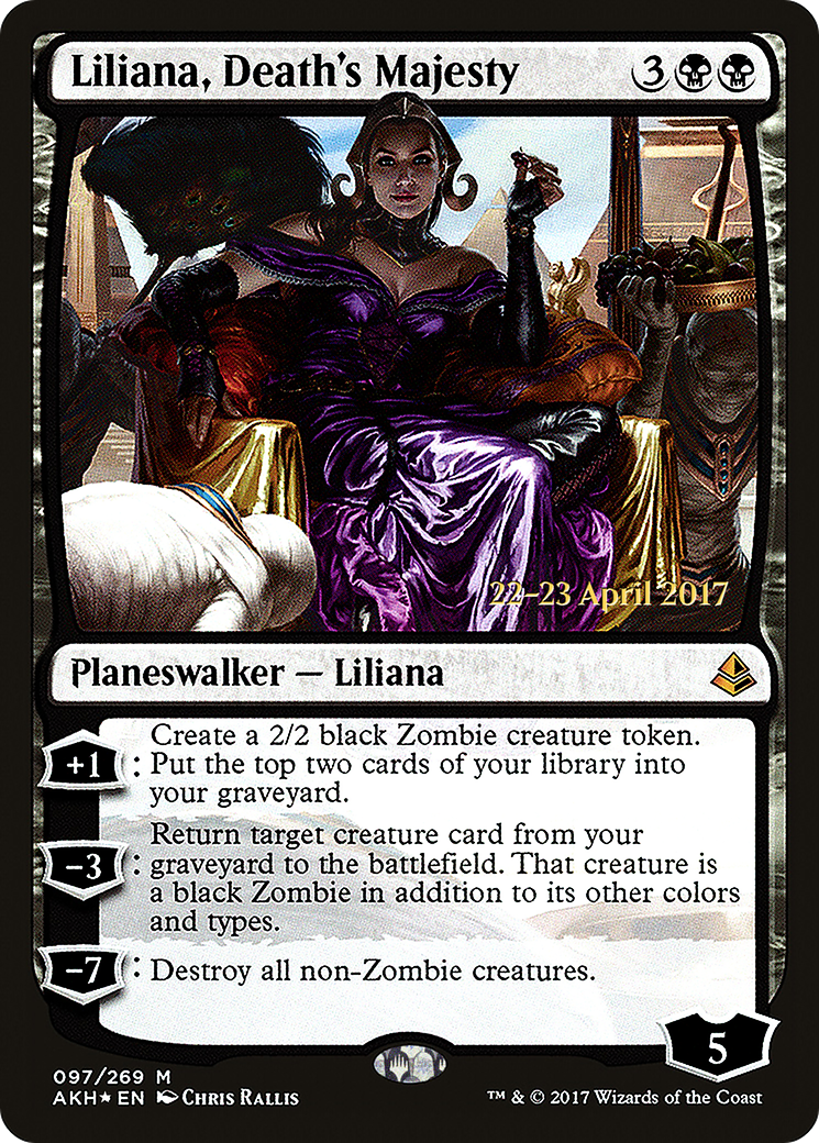 Image of Liliana, Death's Majesty (PRE-097) - Amonkhet Promos Foil