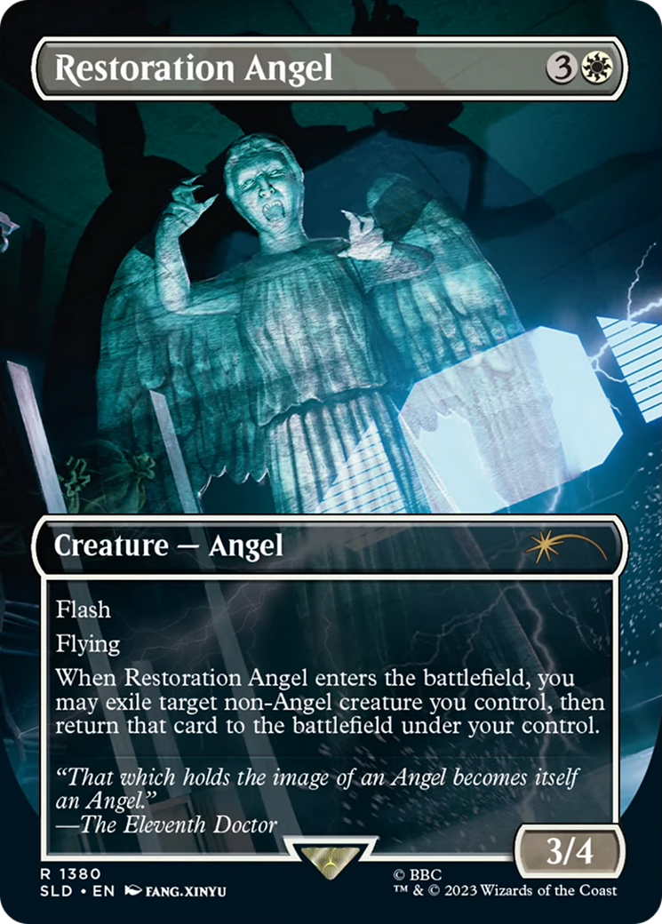 Image of Restoration Angel (SLD-1380) - Secret Lair Drop (Borderless) Foil