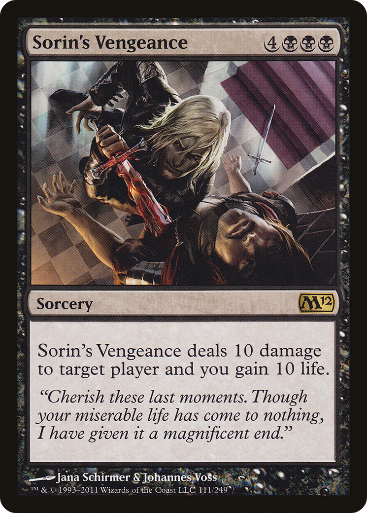Image of Sorin's Vengeance (M12-111) - Magic 2012