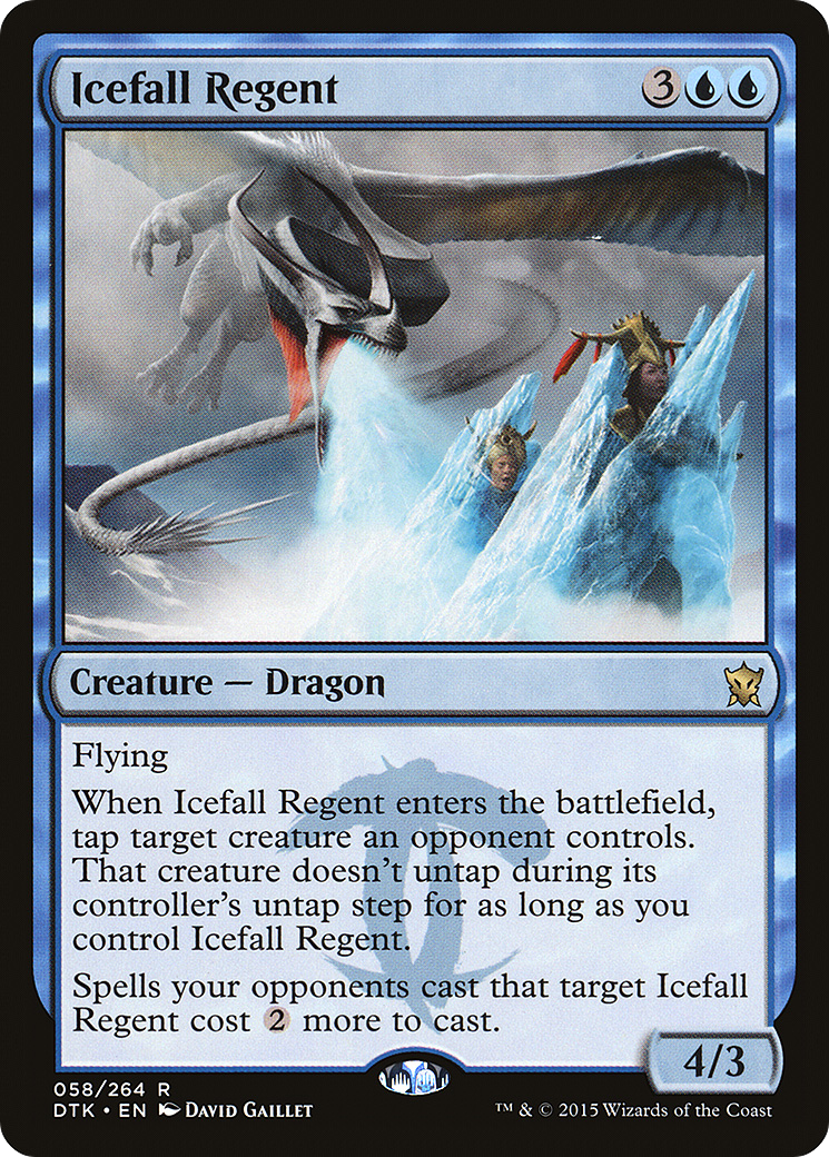 Image of Icefall Regent (DTK-058) - Dragons of Tarkir Foil