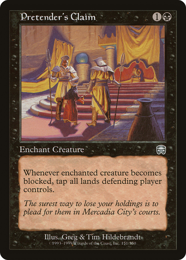 Image of Pretender's Claim (MMQ-151) - Mercadian Masques Foil