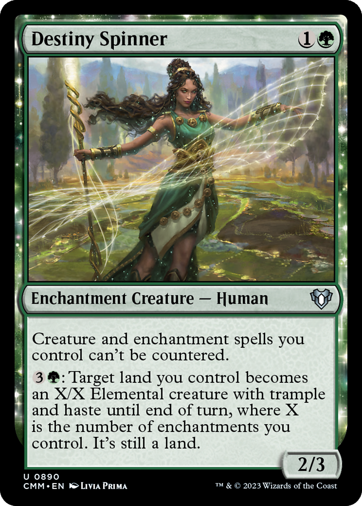 Image of Destiny Spinner (CMM-890) - Commander Masters: (enchantment)