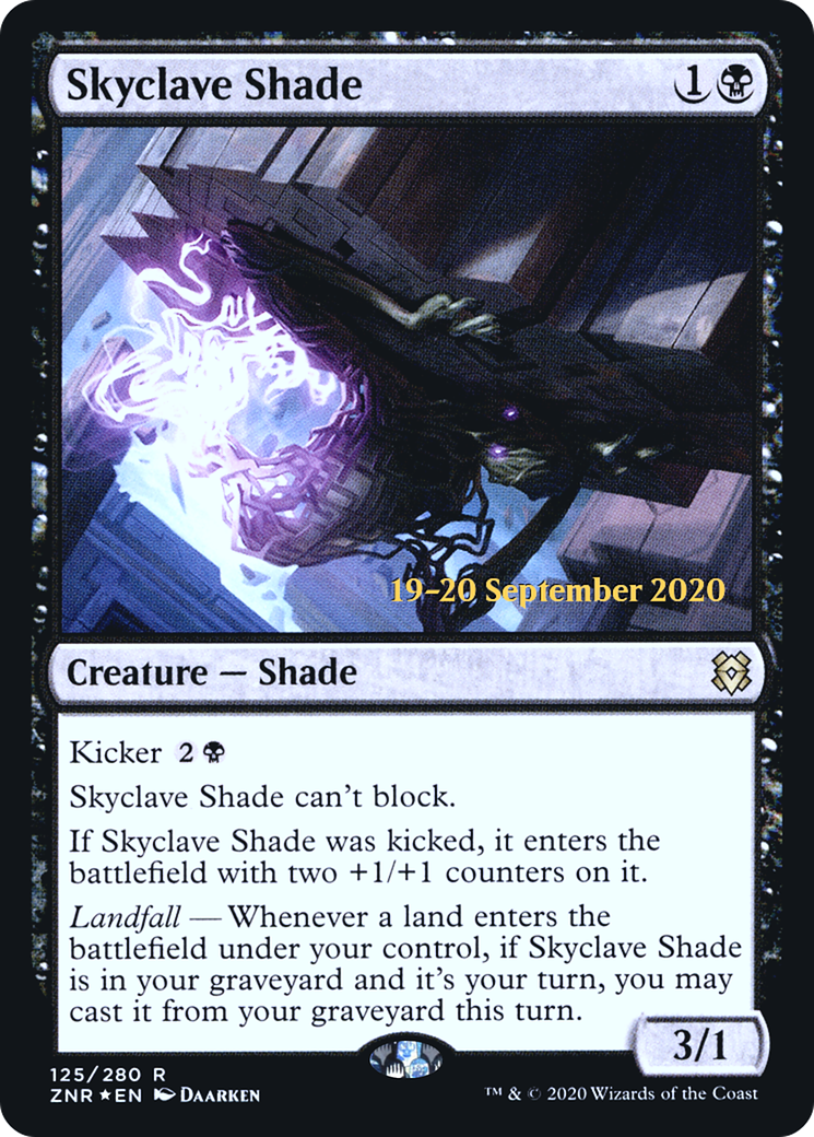 Image of Skyclave Shade (PRE-125) - Zendikar Rising Promos Foil