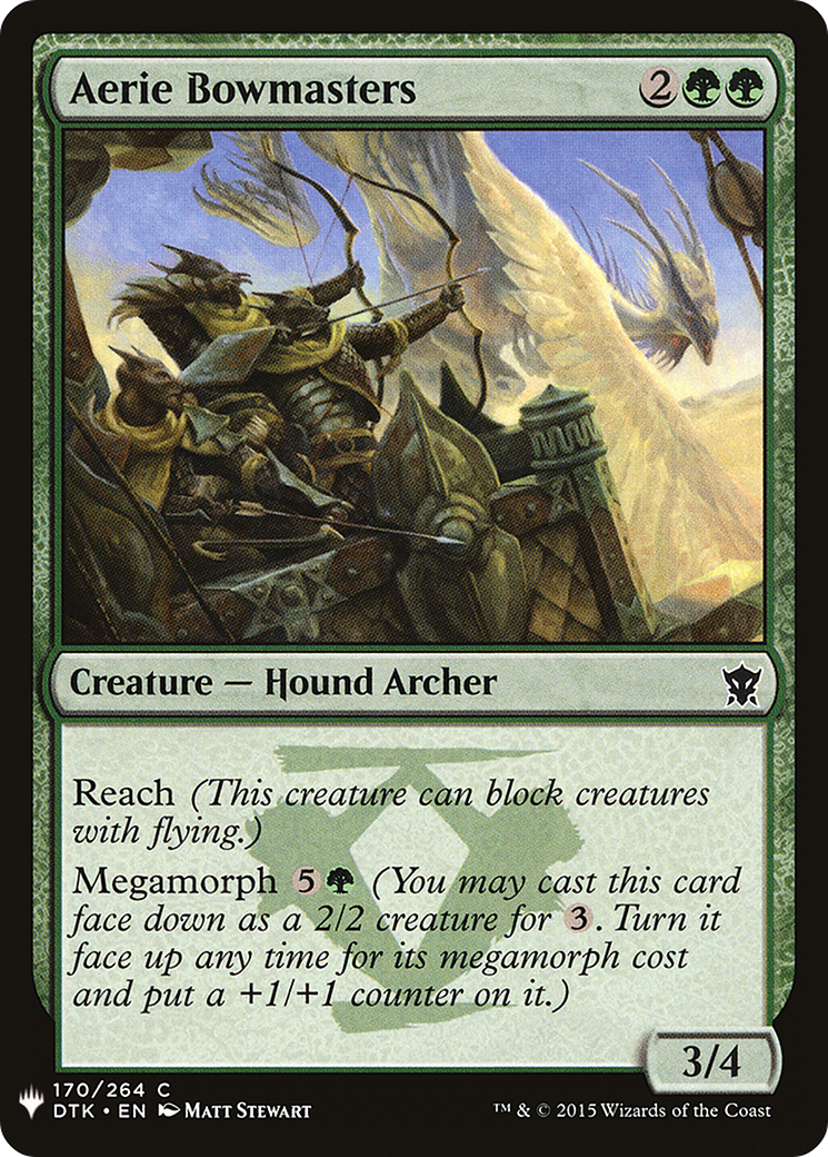Image of Aerie Bowmasters (LIST-170) - The List