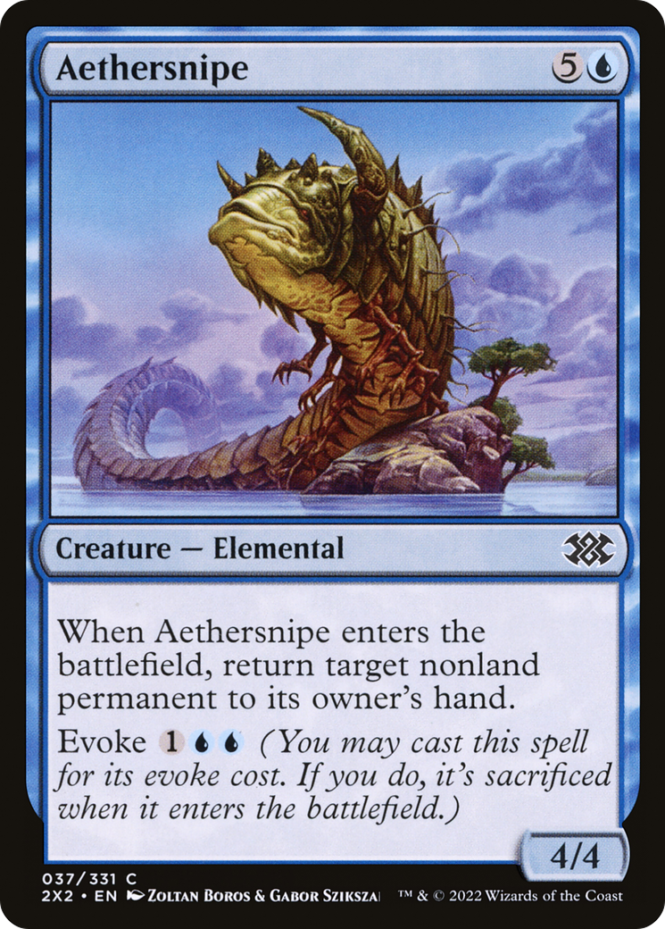 Image of Aethersnipe (2X2-037) - Double Masters 2022 Foil