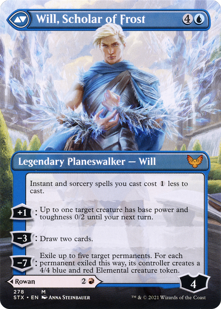 Image of Rowan, Scholar of Sparks (Borderless) (STX-278) - Strixhaven: School of Mages (Borderless)