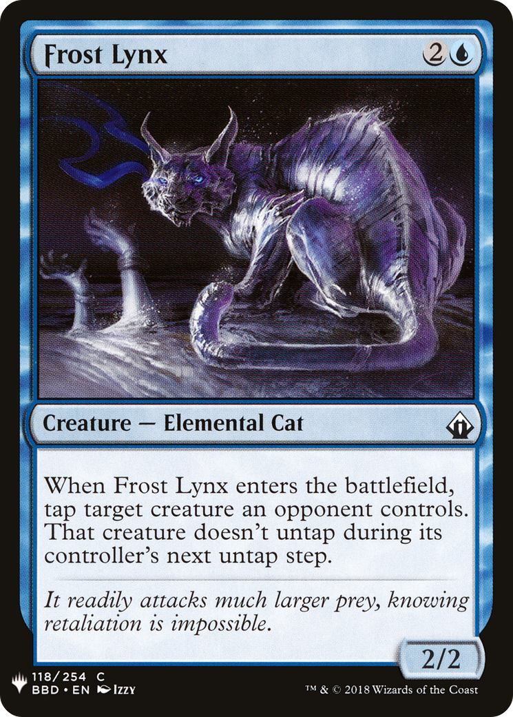 Image of Frost Lynx (LIST-118) - The List