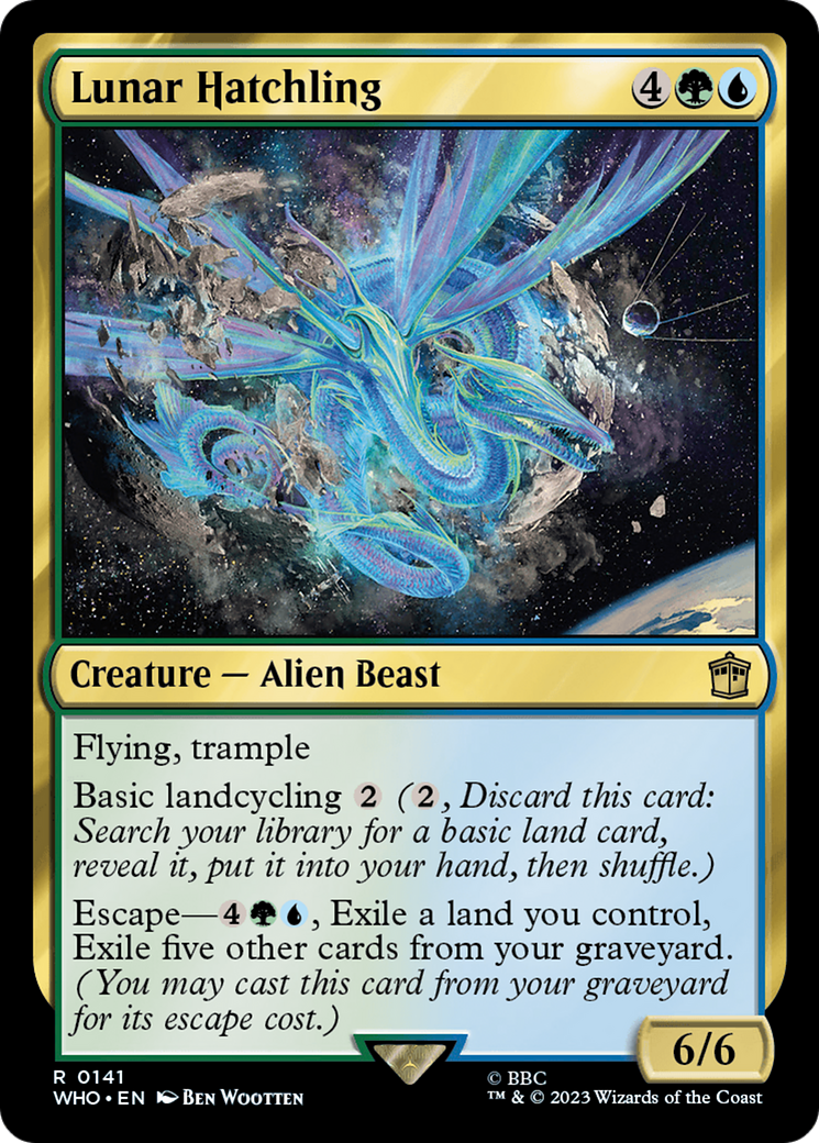 Image of Lunar Hatchling (WHO-141) - Doctor Who Foil