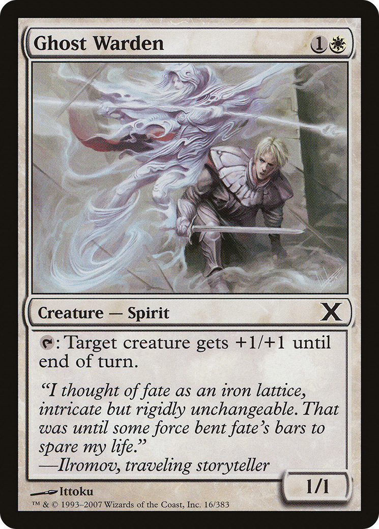 Image of Ghost Warden (10E-016) - Tenth Edition
