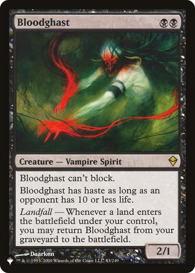 Image of Bloodghast (LIST-83/249) - The List