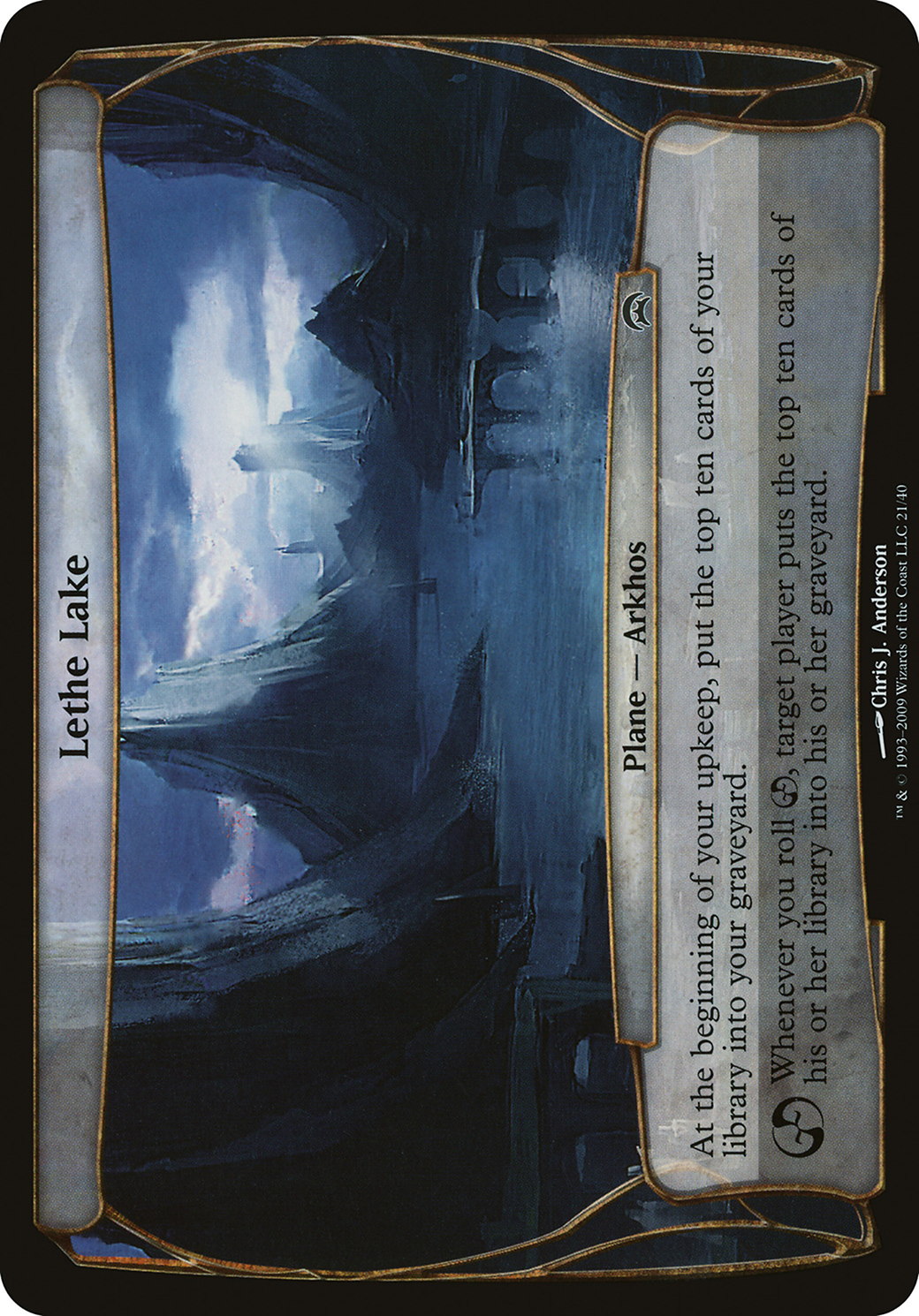 Image of Lethe Lake (Planechase) (OVER-) - Planechase Planes