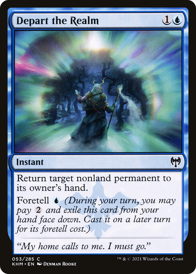 Image of Depart the Realm (KHM-053) - Kaldheim Foil
