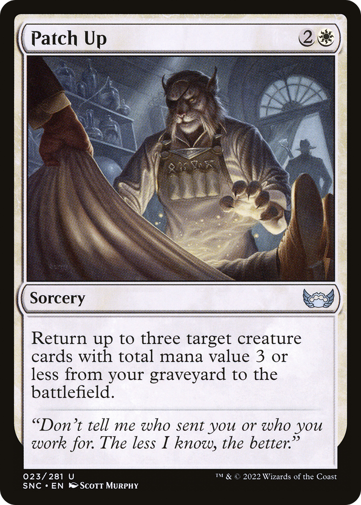 Image of Patch Up (SNC-023) - Streets of New Capenna Foil