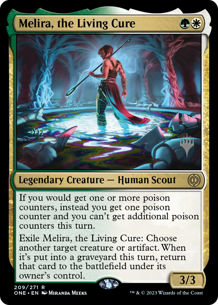 Image of Melira, the Living Cure (PPONE-209) - Phyrexia: All Will Be One Promos Foil
