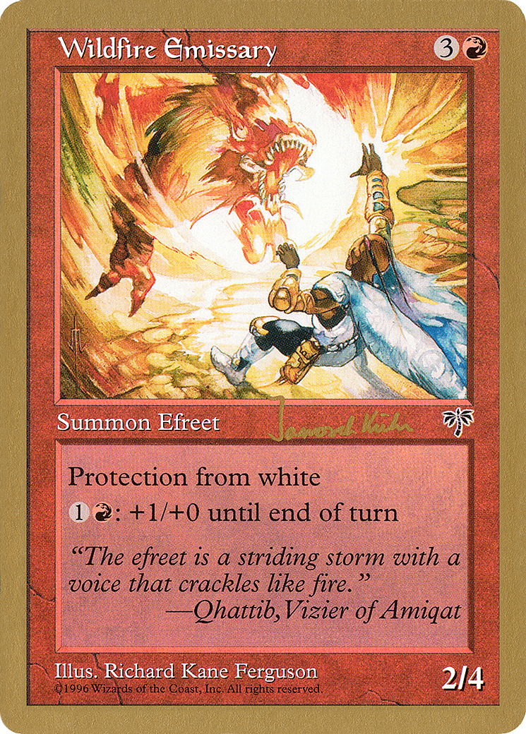 Image of Wildfire Emissary - 1997 Janosch Kuhn (MIR) (WCD-) - World Championship Decks 1997
