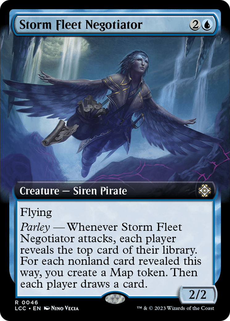 Image of Storm Fleet Negotiator (Extended Art) (LCC-046) - The Lost Caverns of Ixalan Commander: (Extended Art)