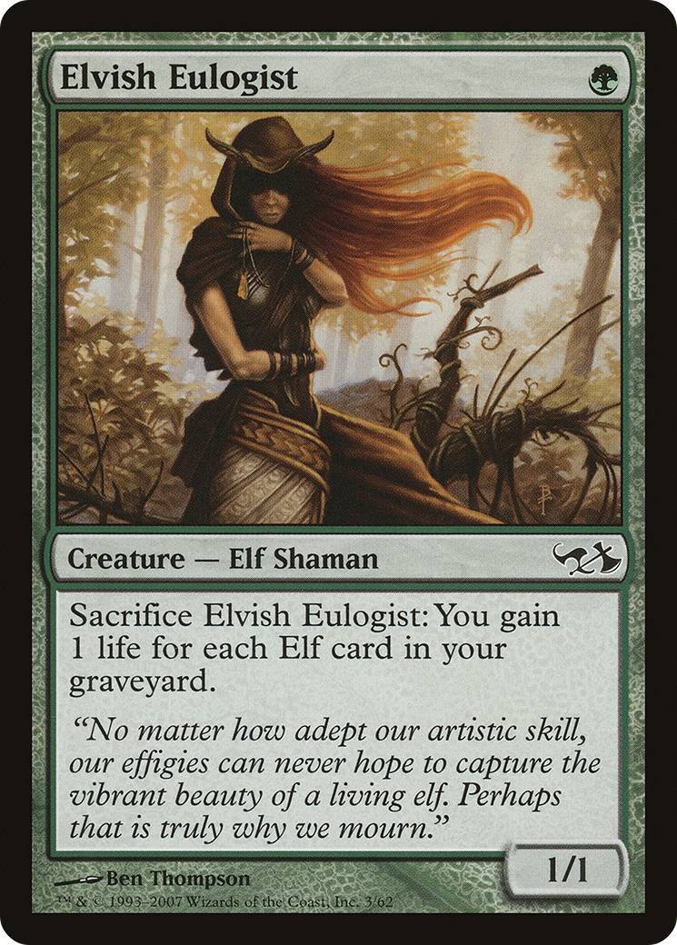 Image of Elvish Eulogist (EVG-003) - Duel Decks: Elves vs. Goblins