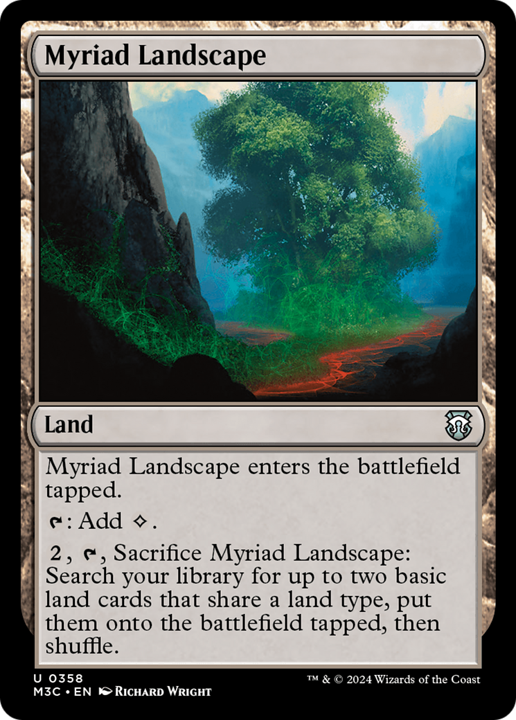 Image of Myriad Landscape (M3C-358) - Modern Horizons 3 Commander