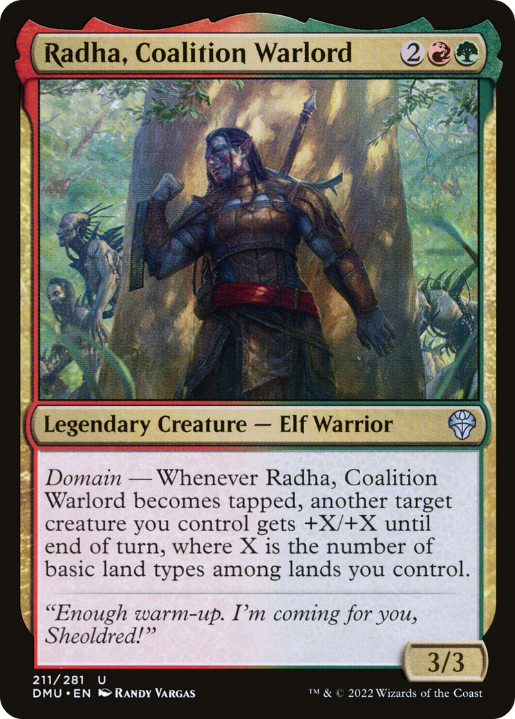 Image of Radha, Coalition Warlord (DMU-211) - Dominaria United Foil