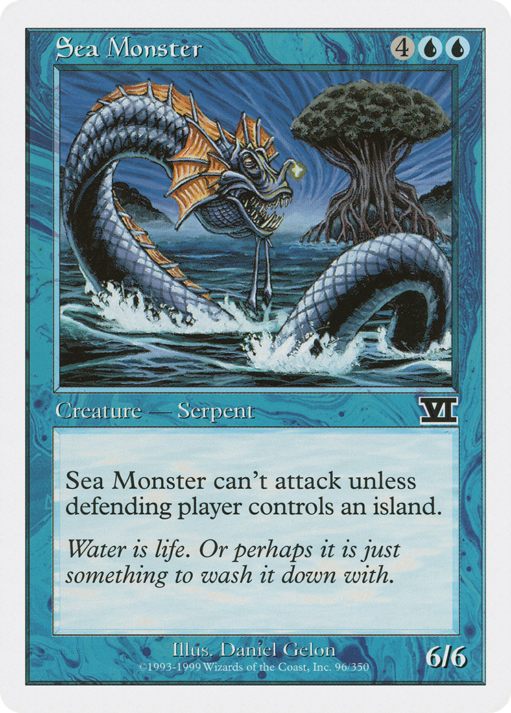 Image of Sea Monster (6ED-096) - Classic Sixth Edition
